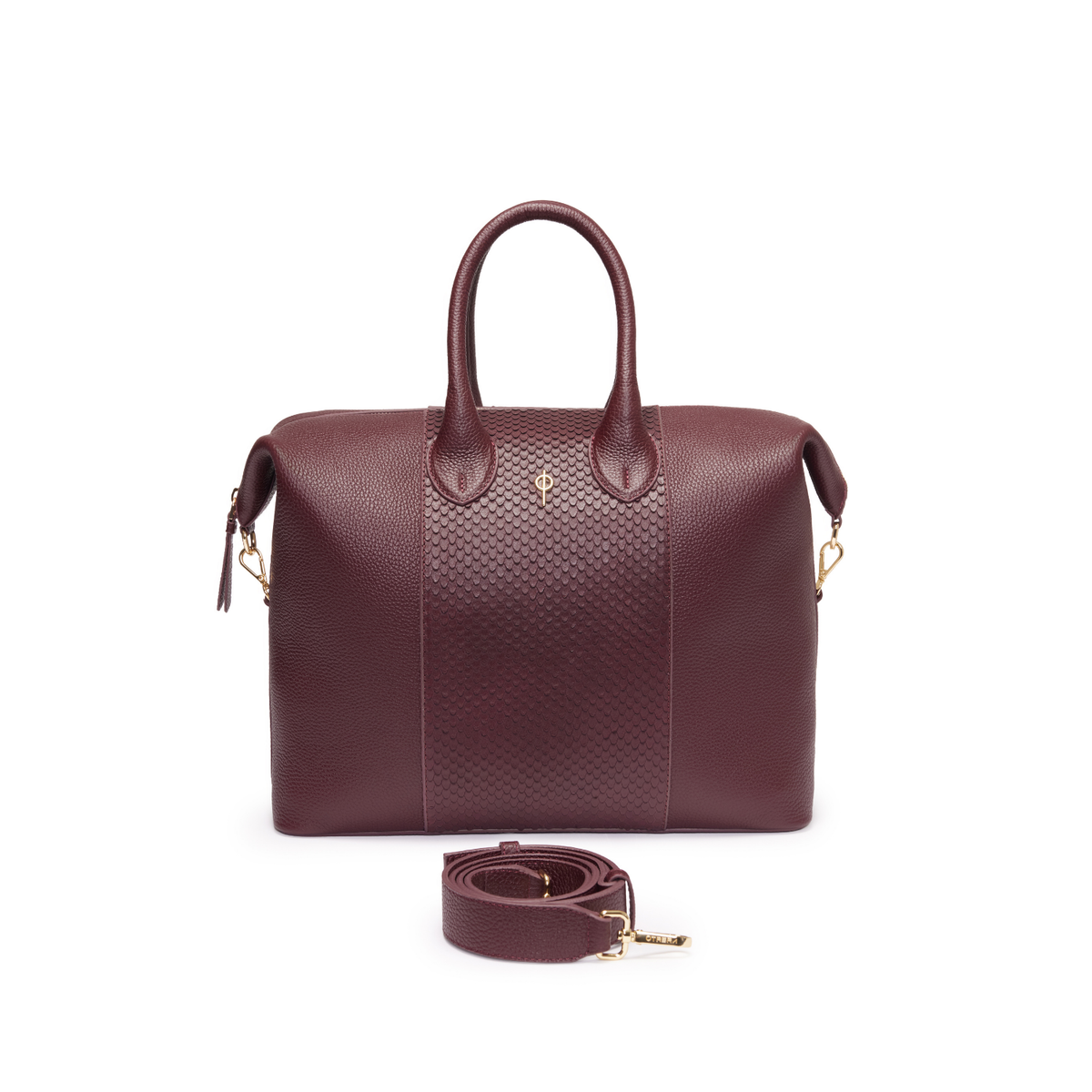 HEBE SNAKE BURGUNDY