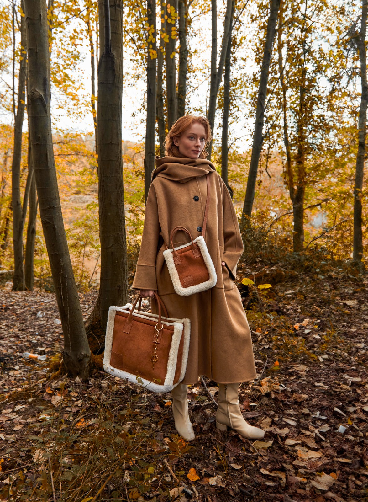 حقيبة فرو دالي صغيرة