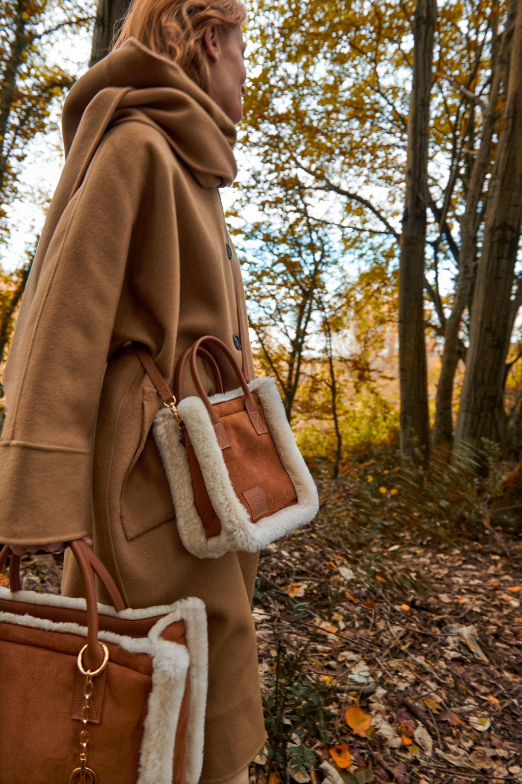 حقيبة فرو دالي صغيرة