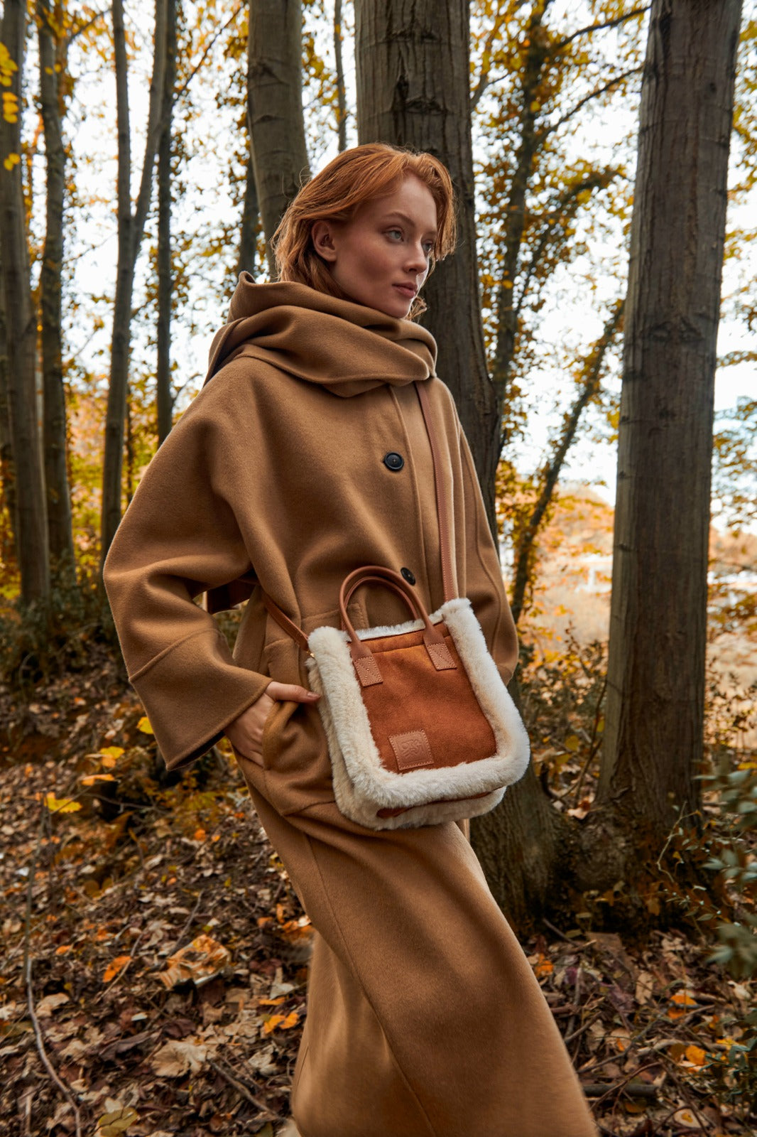 حقيبة فرو دالي صغيرة