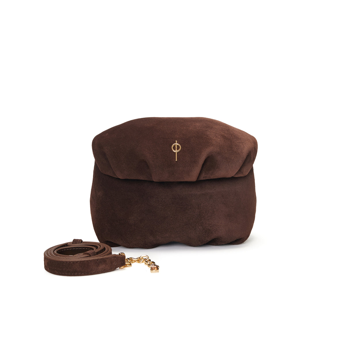 MINI SUEDE LEDA BROWN