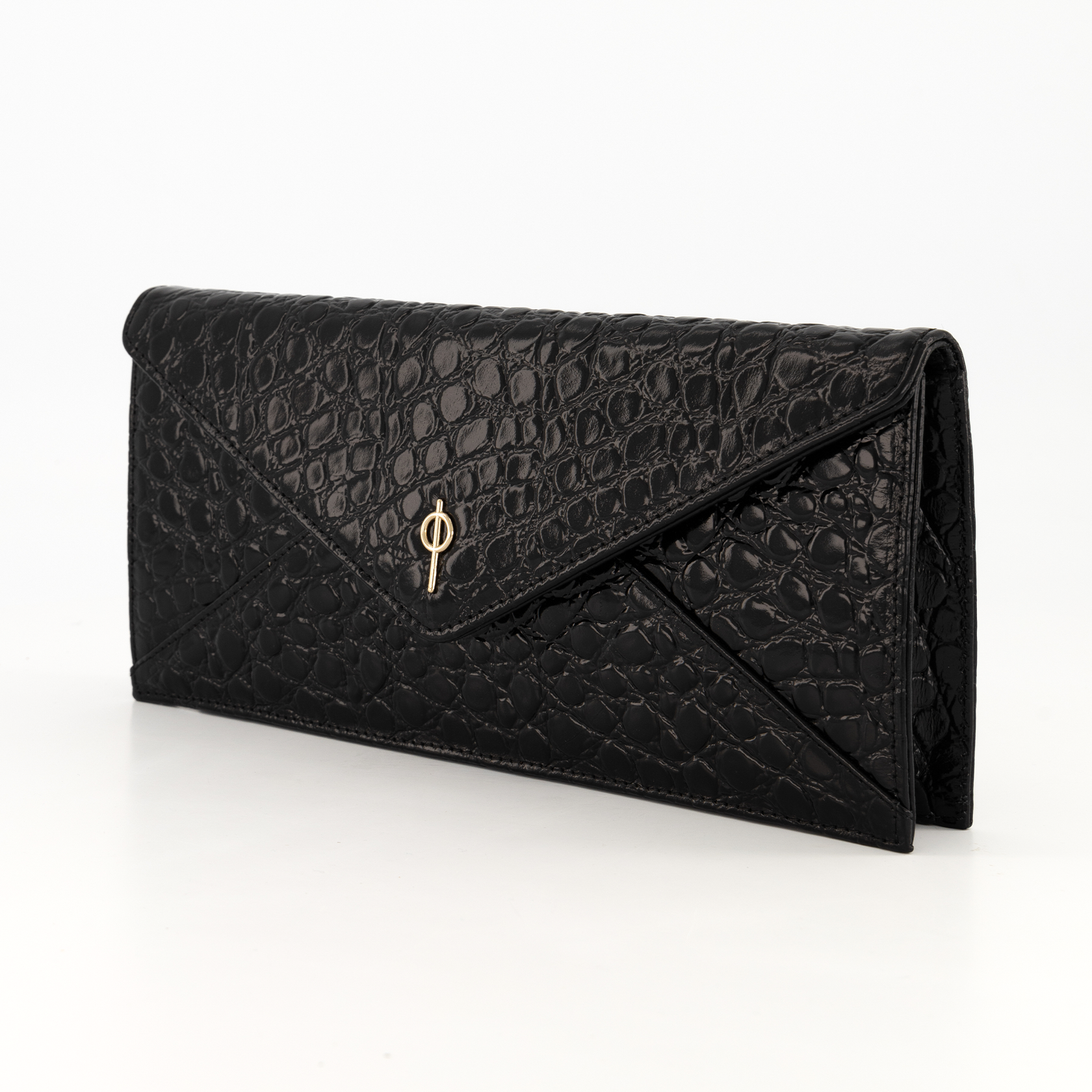 Croco Nıght Bag Black