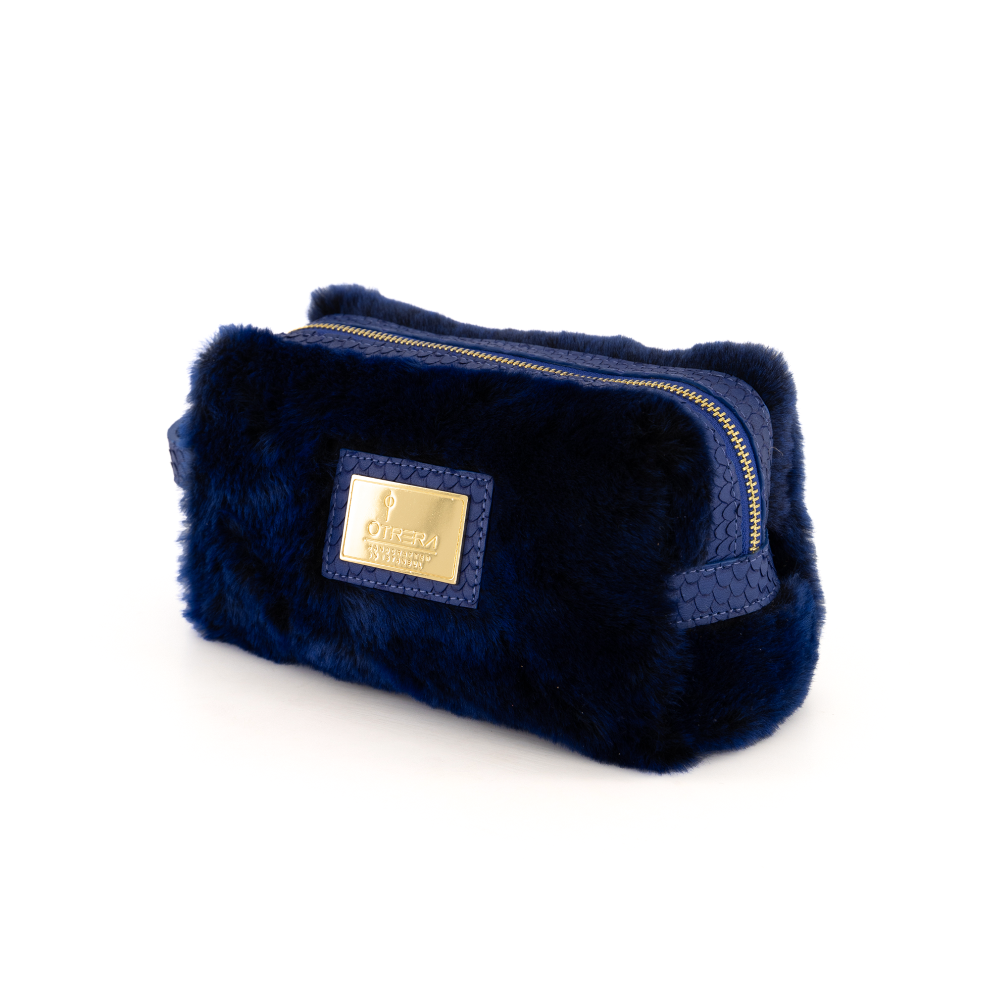 Lula Pouch / Fur Mıdnıght Blue