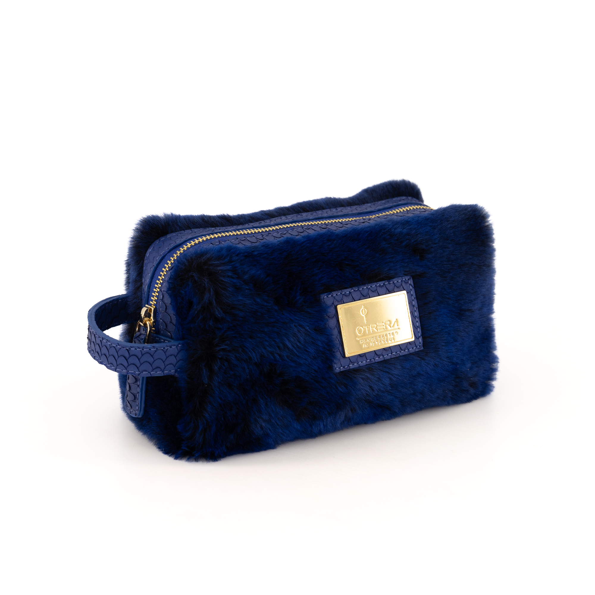 Lula Pouch / Fur Mıdnıght Blue