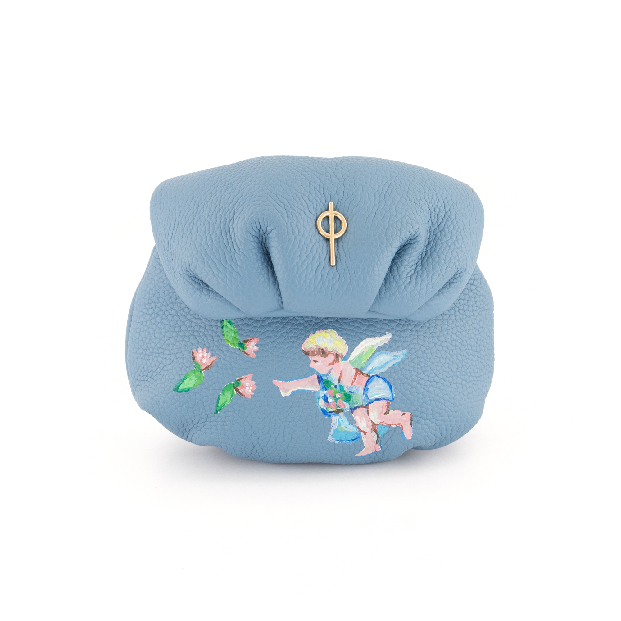 Hand-Paınted Tıny Leda Blue