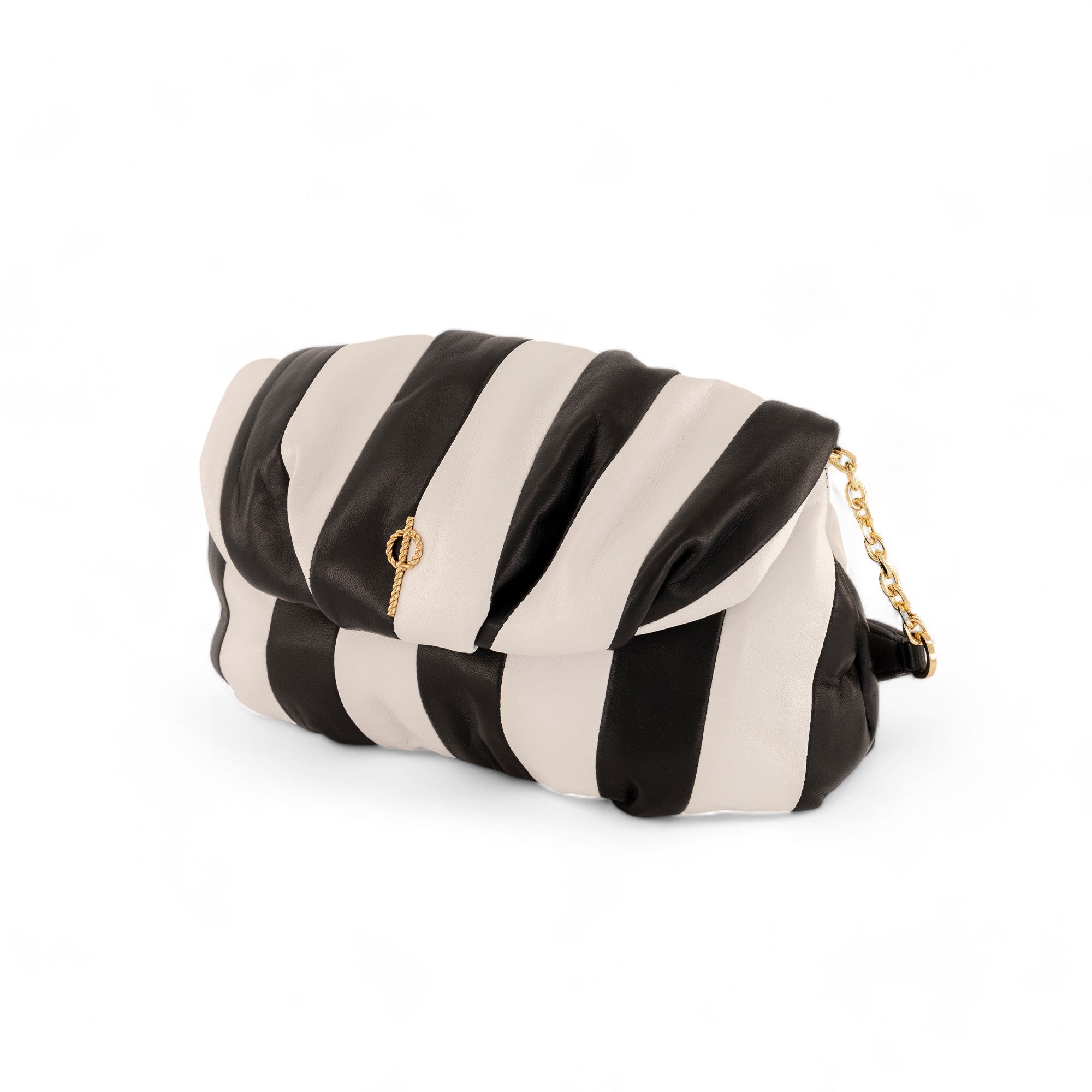 STRIPED LEDA BLACK