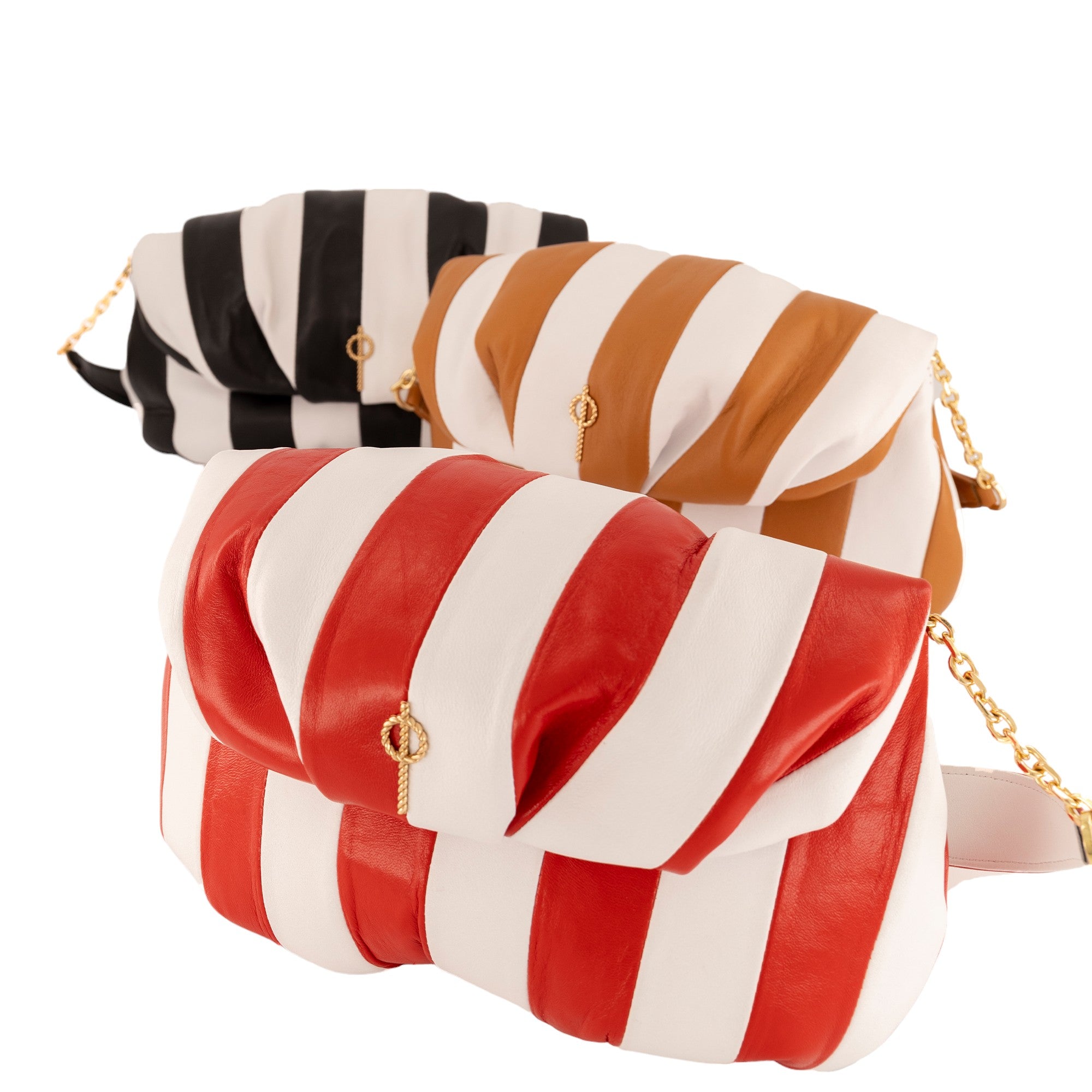 STRIPED LEDA RED