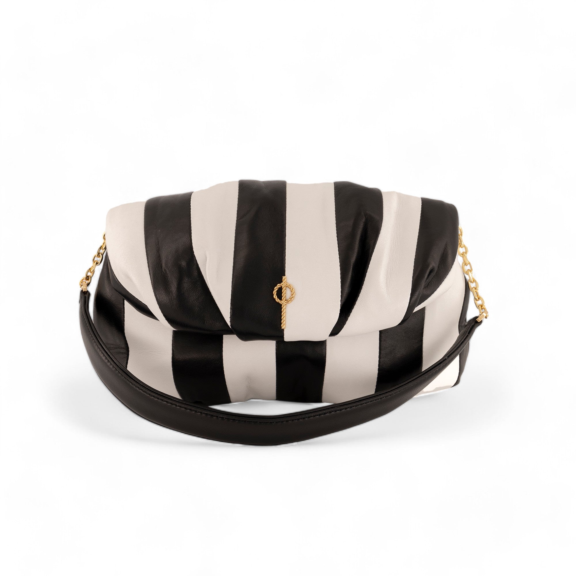 STRIPED LEDA BLACK