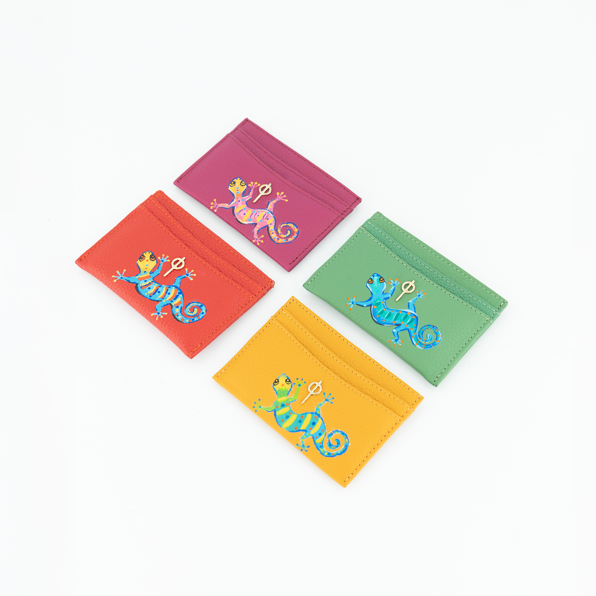 Lydıa Geeko Yellow Hand Paınted