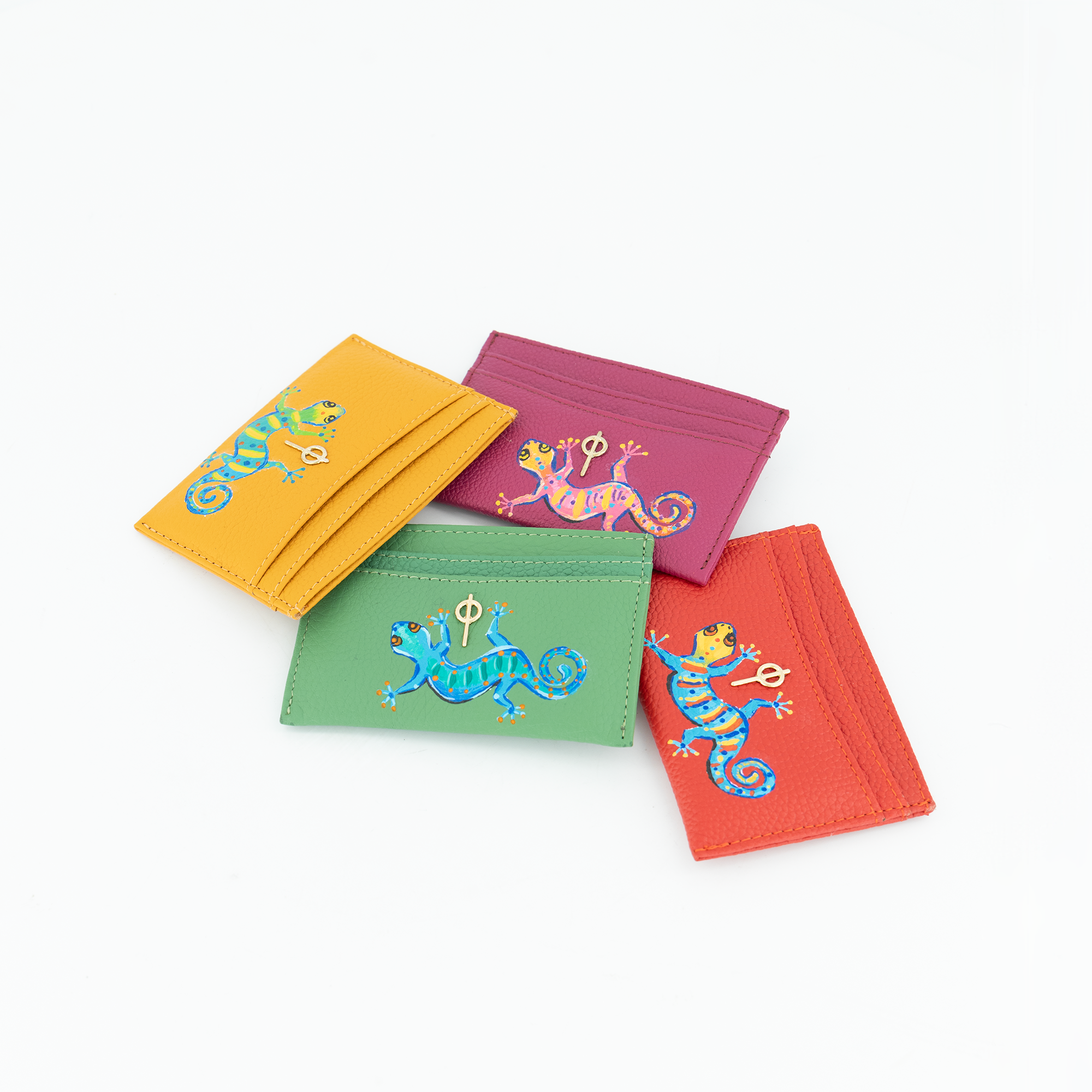 Lydıa Geeko Yellow Hand Paınted