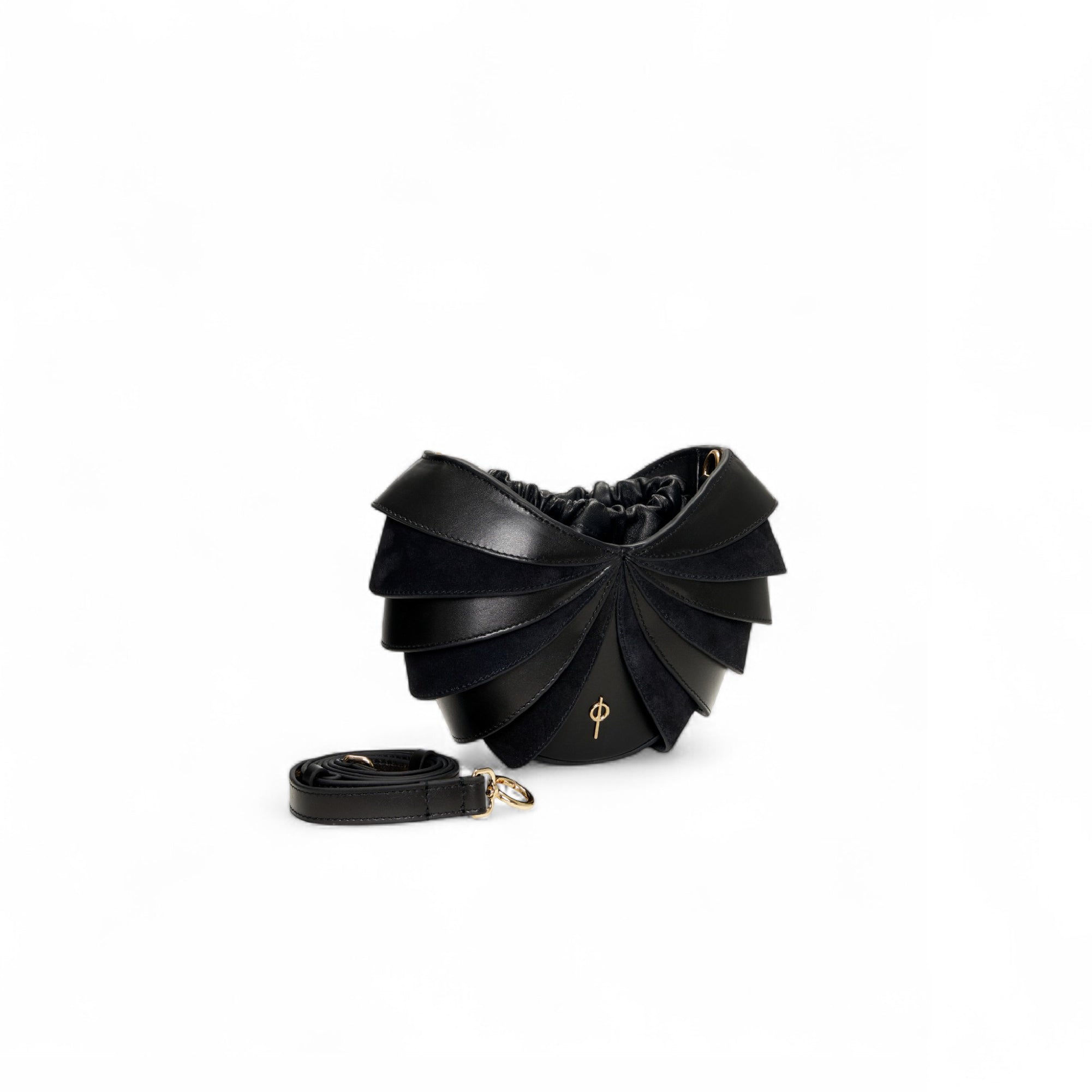 MINI MINERVA SUEDE BLACK