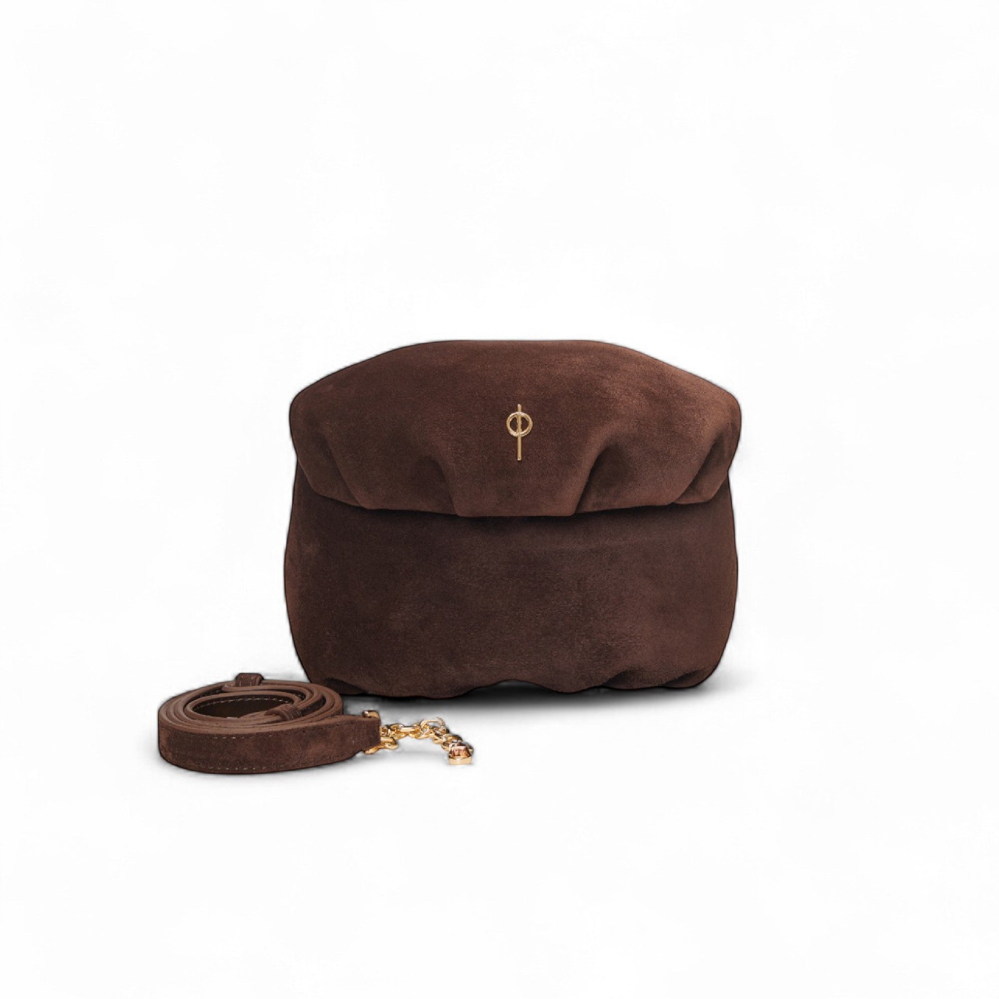 MINI SUEDE LEDA BROWN