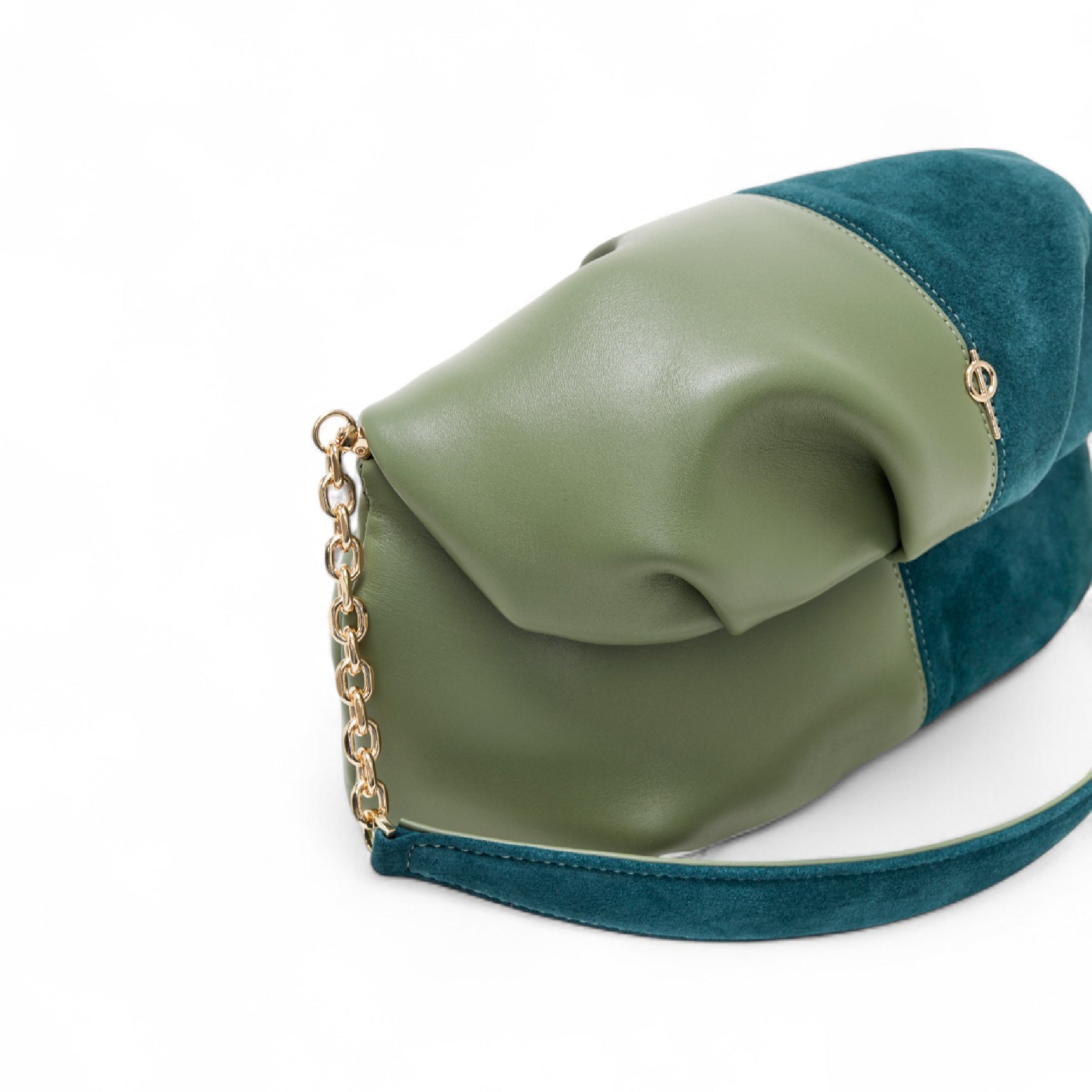 TWO COLORED LEDA GREEN