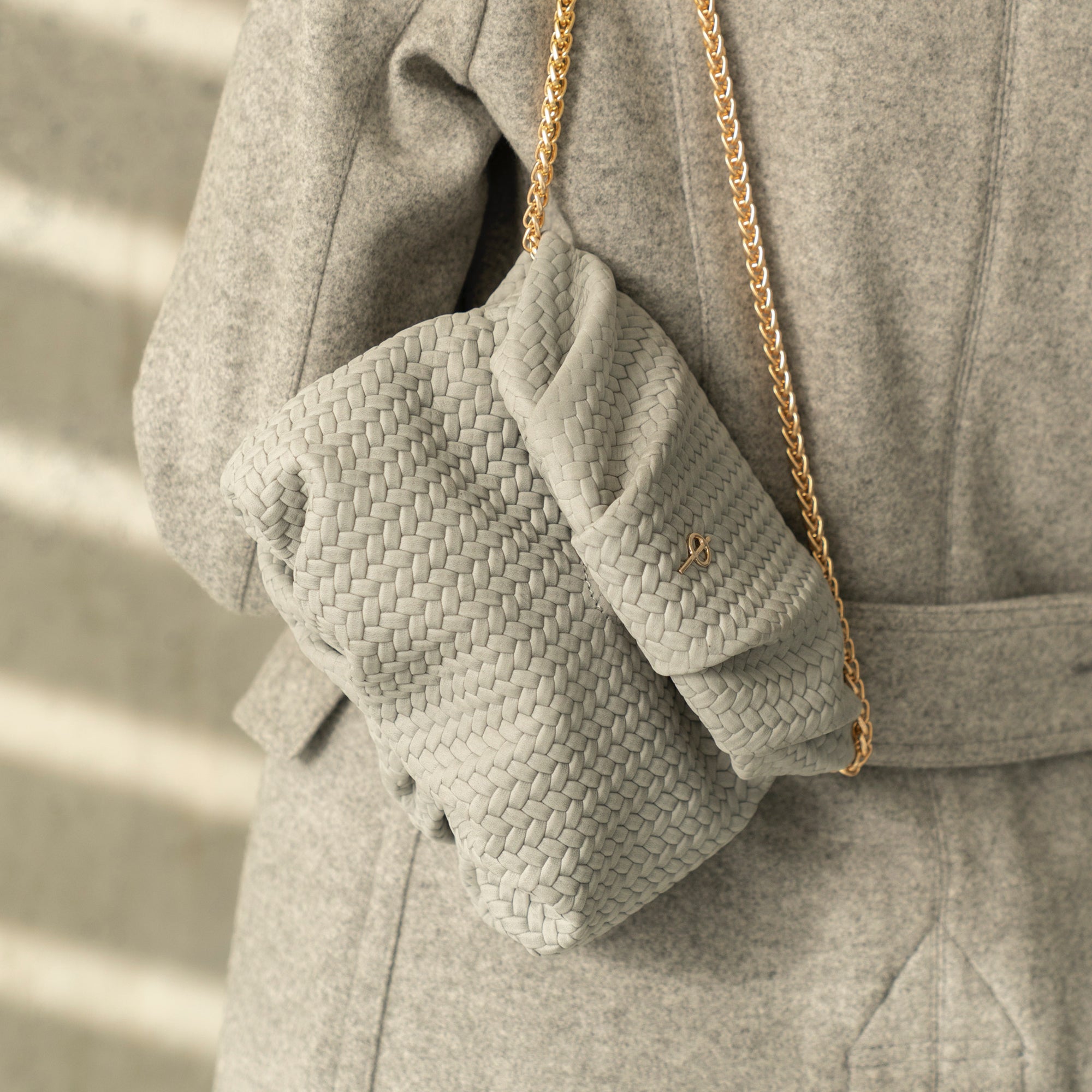 جديلة بيبي ليدا باللون الرمادي