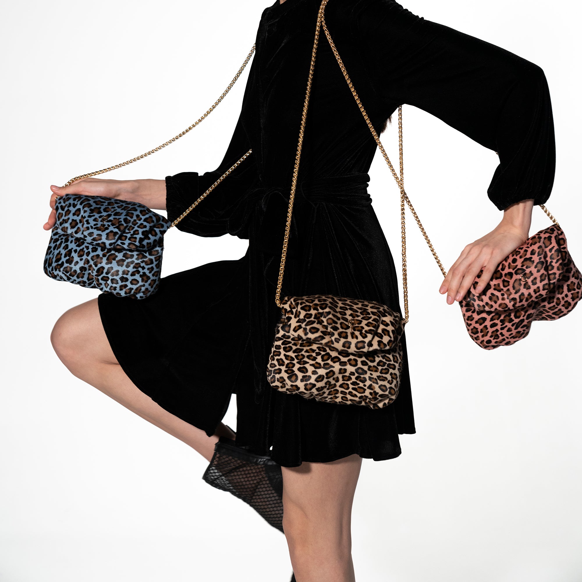 بيبي ليدا ليوبارد بلو