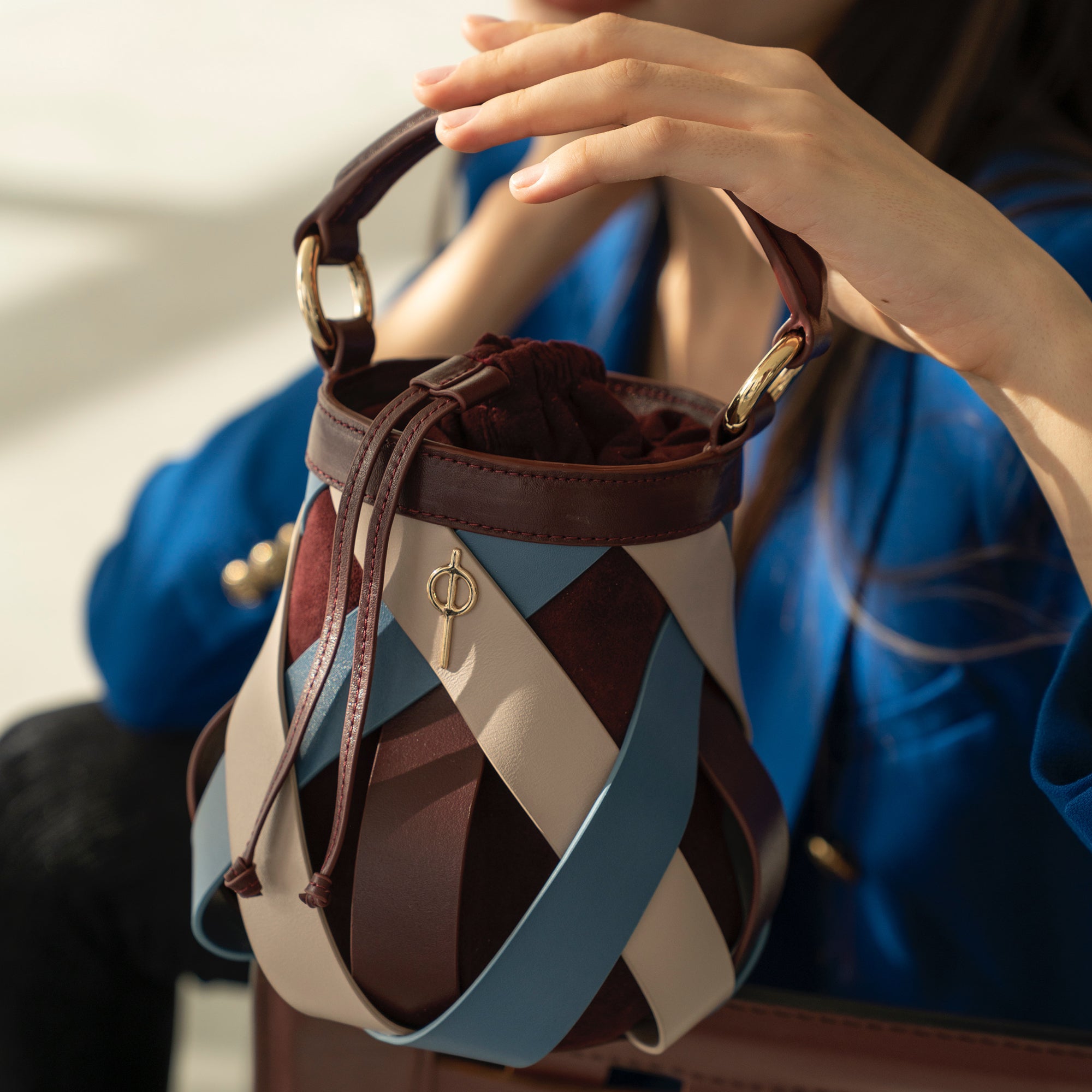 Olına Navy & Chery & Beıge