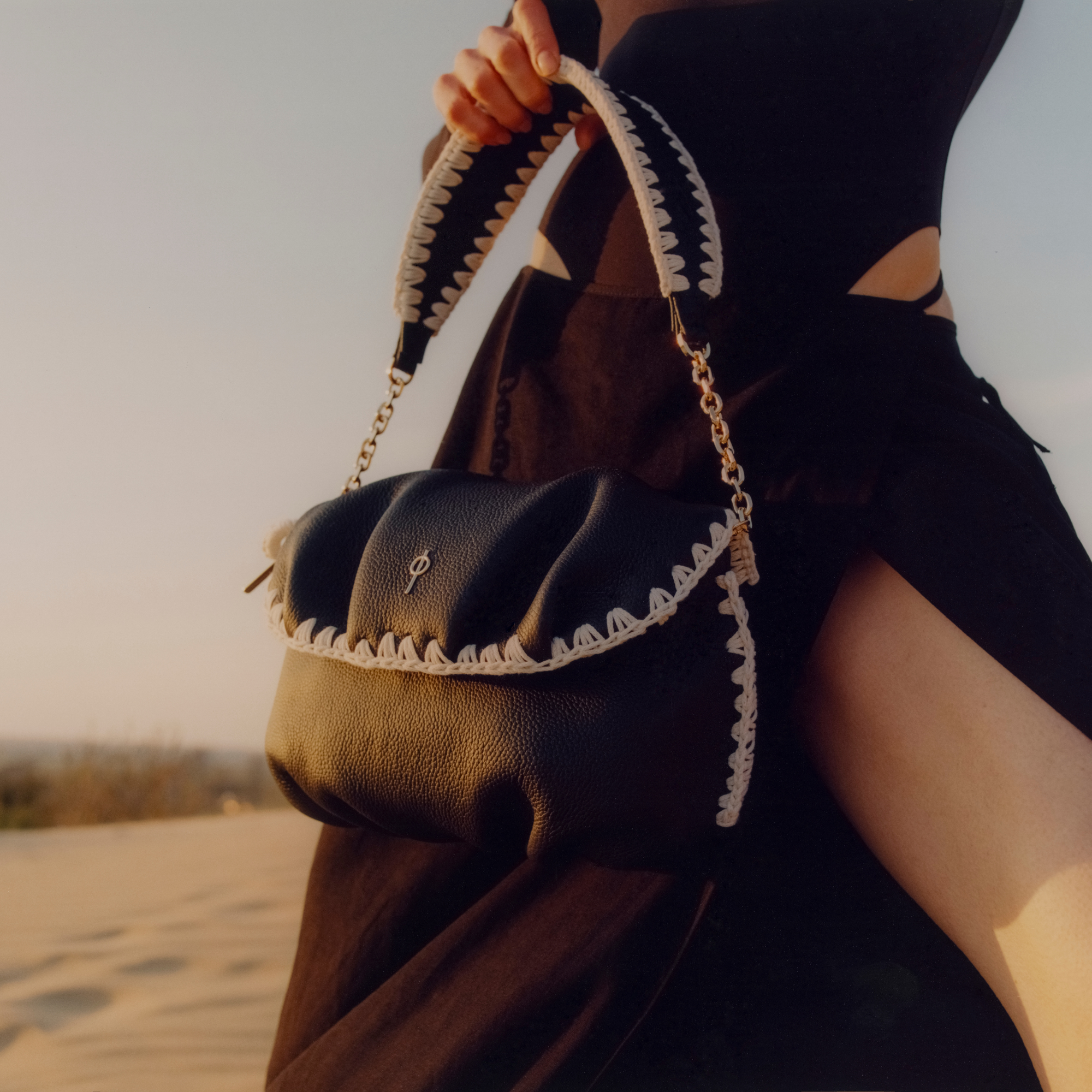 Leda Macrame Navy