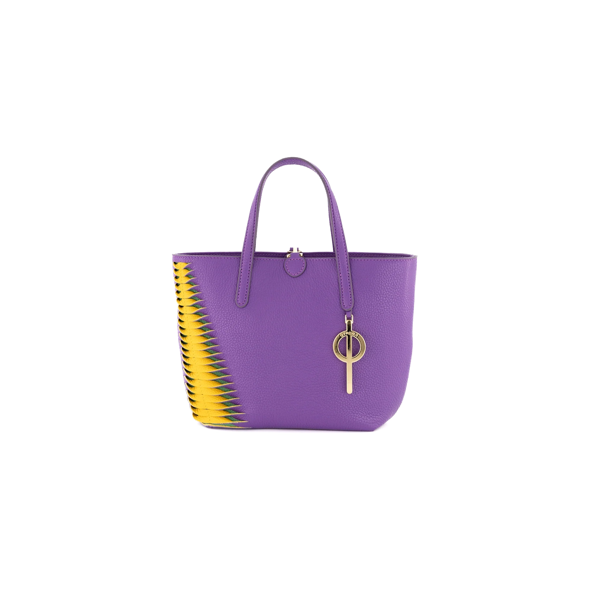 Mini Shopping Bag Purple&Yellow