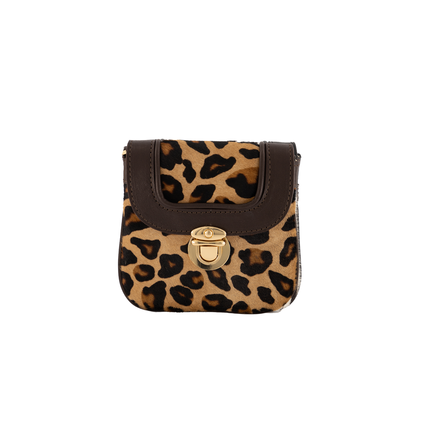 Eos Pony Leather Wallet Leopard