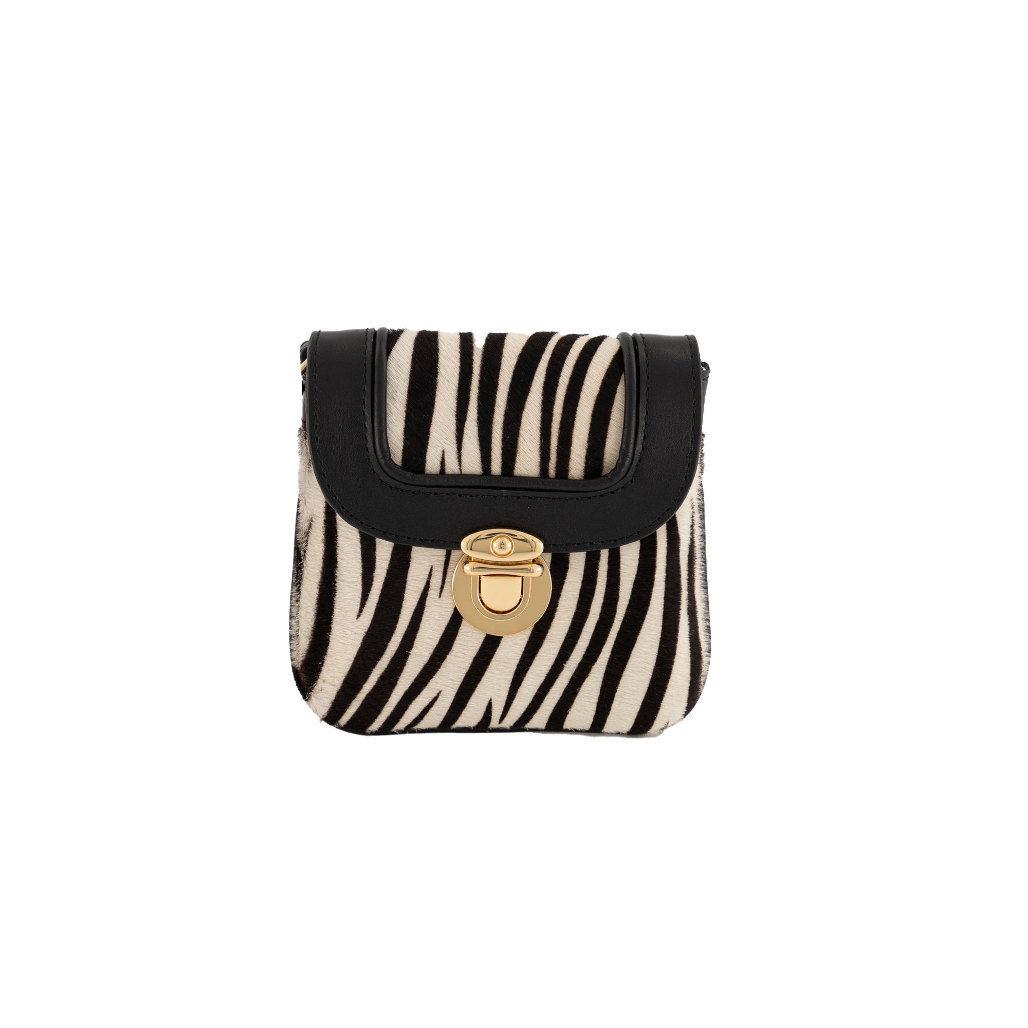 Eos Pony Leather Wallet Zebra