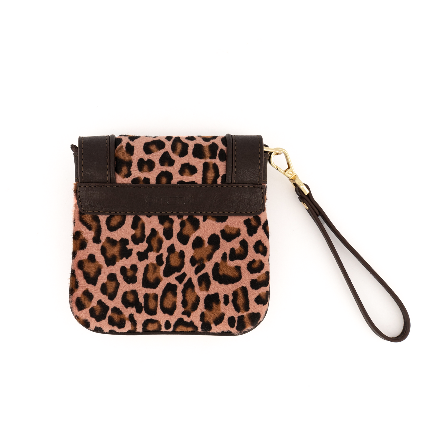 Eos Pony Leather Wallet Leopard Pink