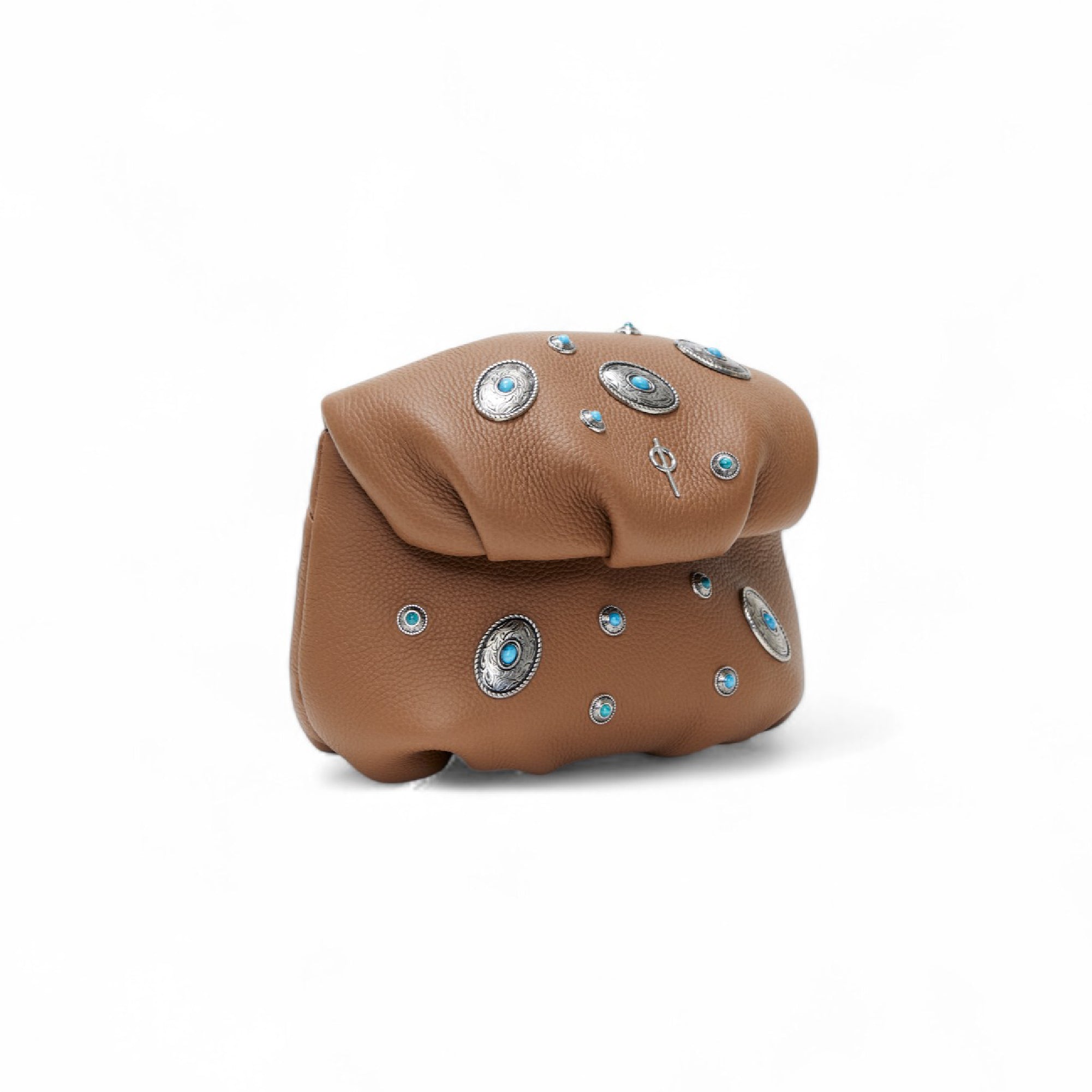 Mını Studded Leda Tan