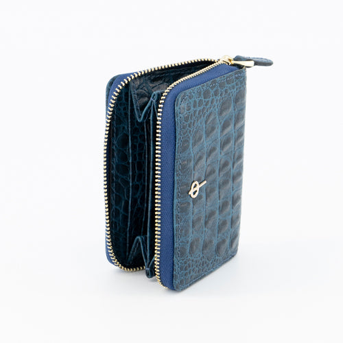 Wallet Croco Blue