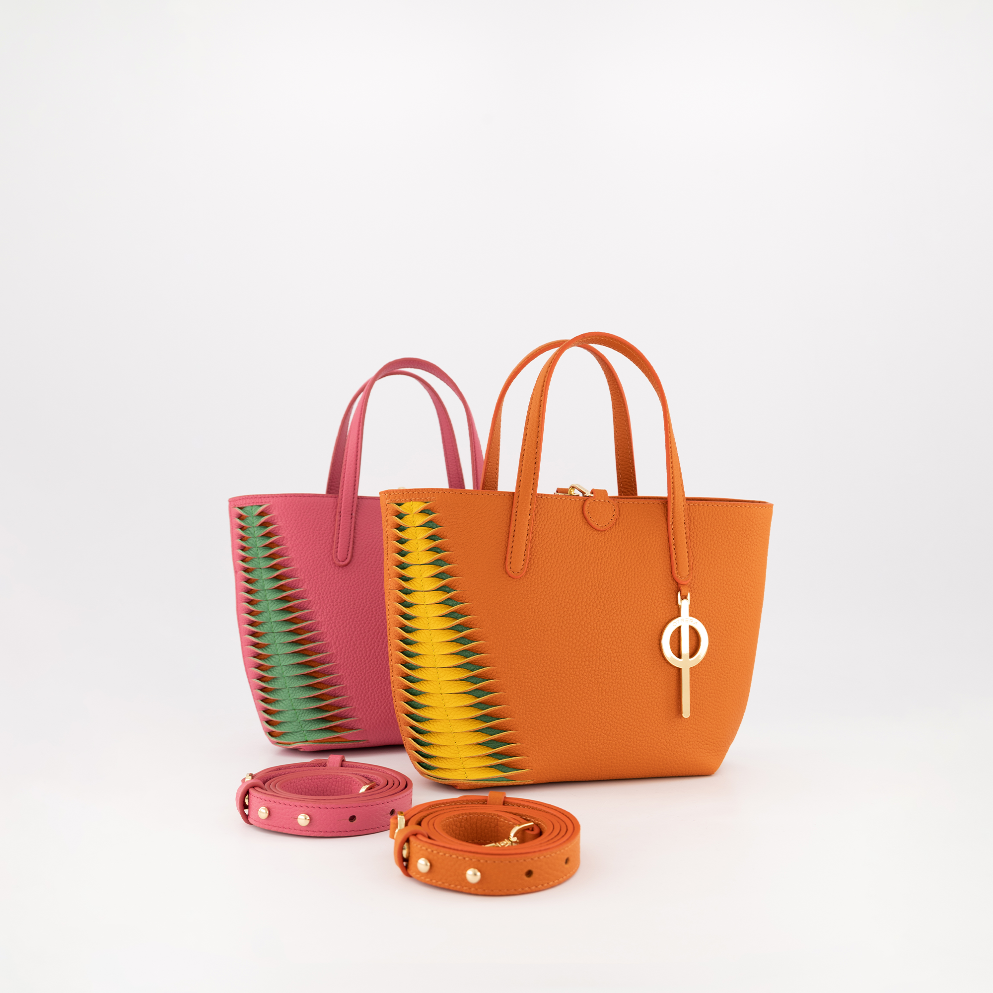 Mini Shopping Bag Orange&Yellow